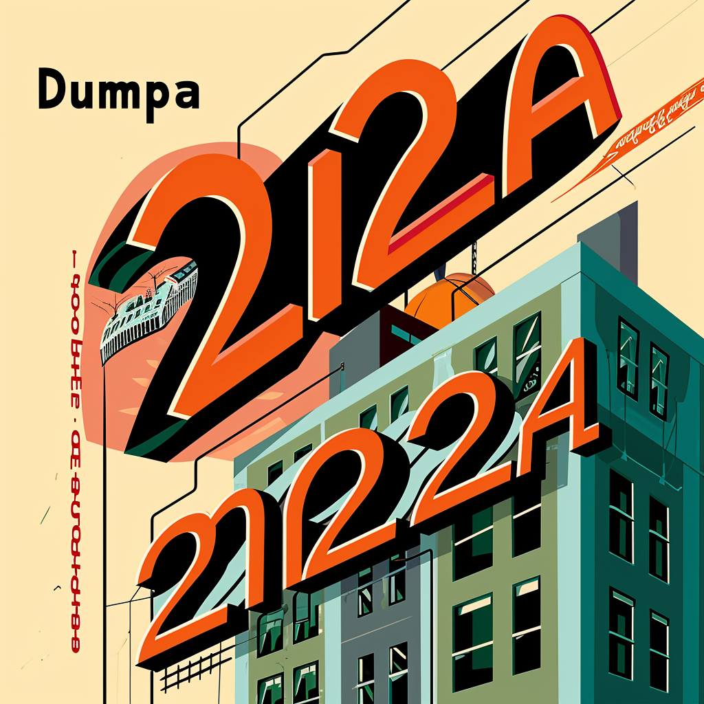 Pop art illustration of Dumppa 2024 chocolate factory