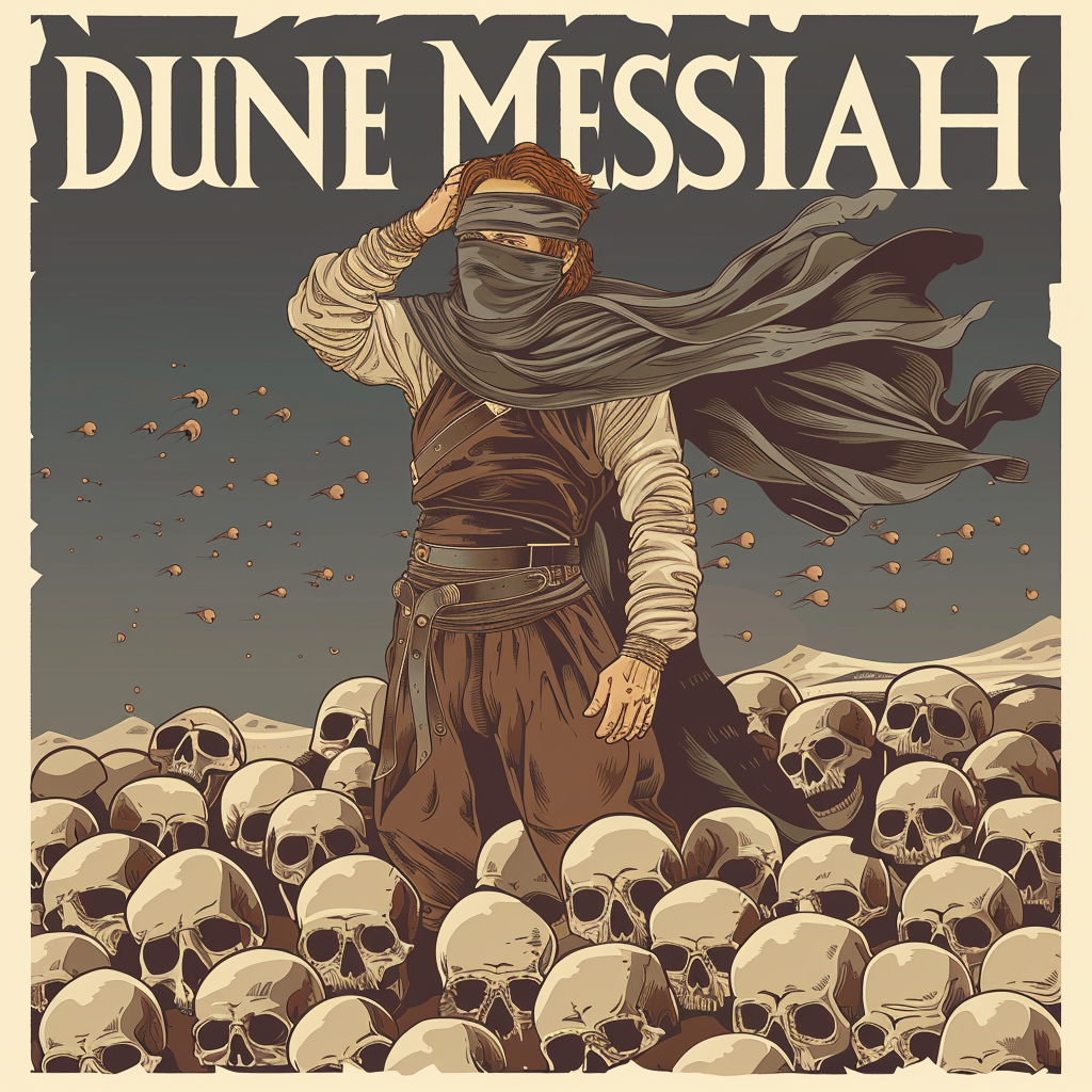 Dune Messiah Blindfold Skulls Poster