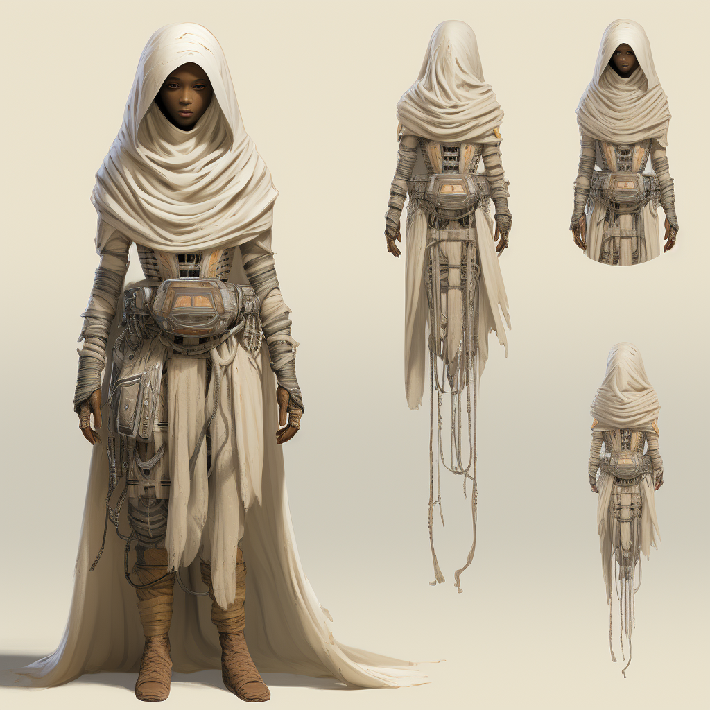 Impressive sandworm character design artwork