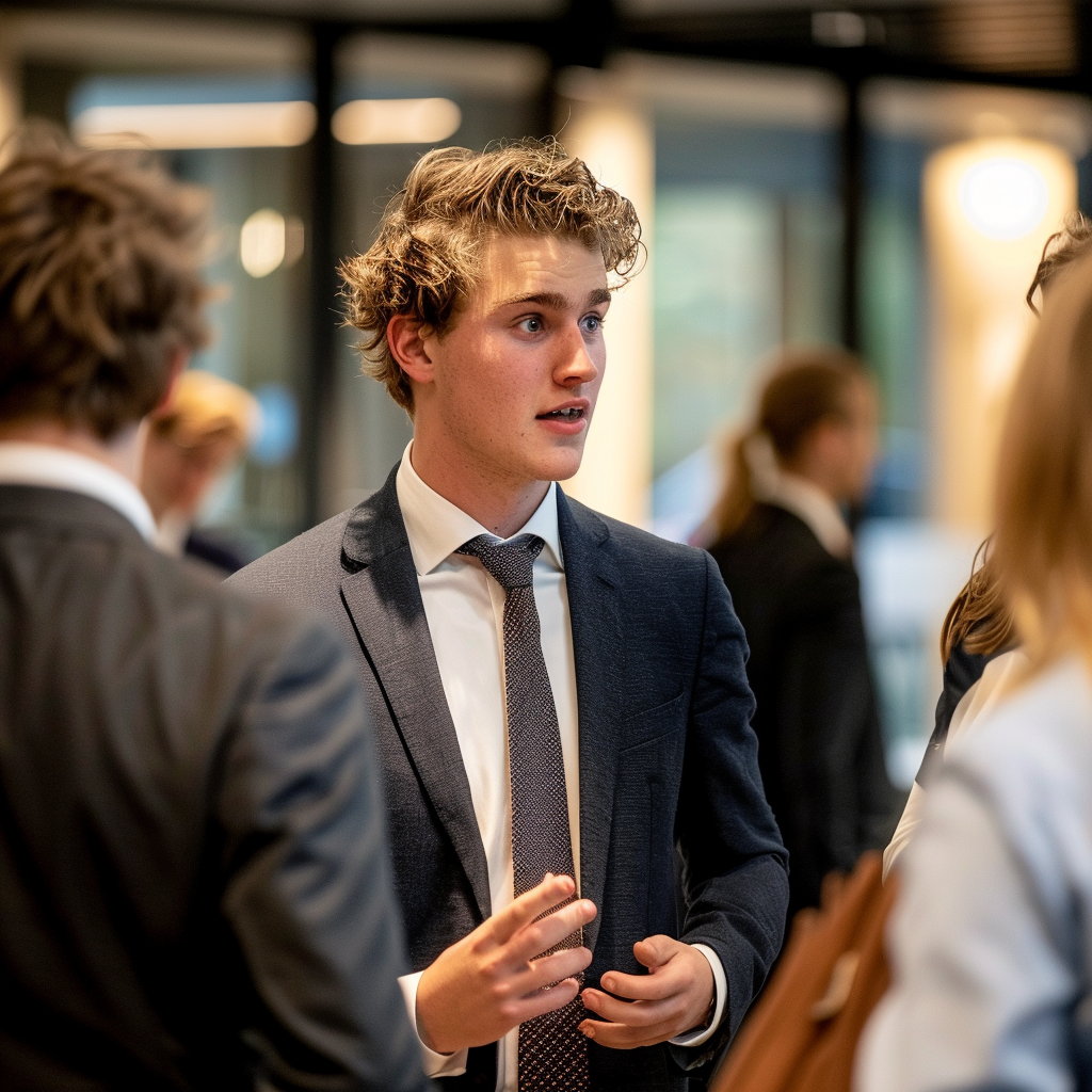 Dutch guy speaking to group