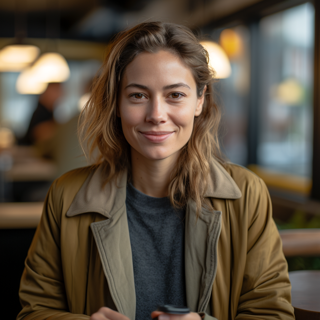 Dutch Woman with Neutral Attractive Smile