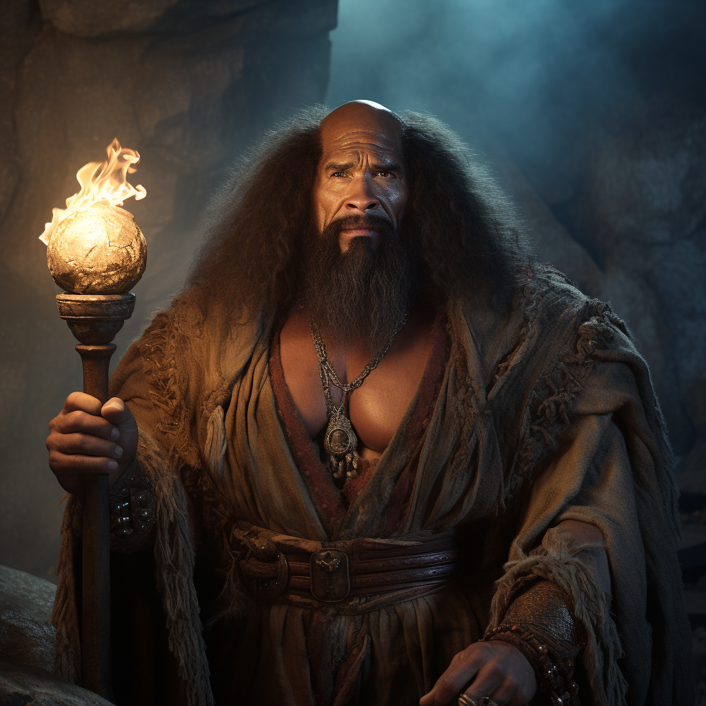 Dwayne Johnson as Rubeus Hagrid