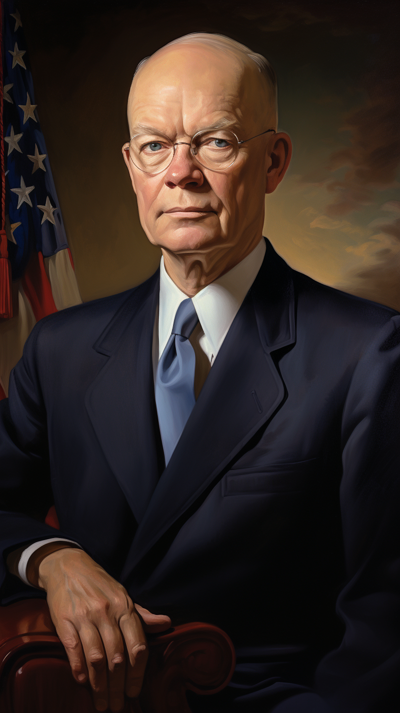 Hyper Realistic Portrait of Dwight Eisenhower