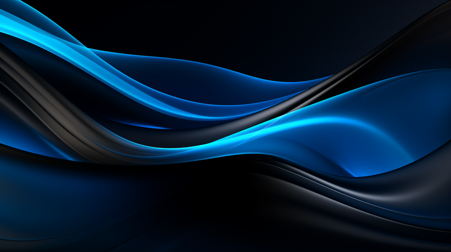 Dynamic Wallpaper with Electric Blue and Black