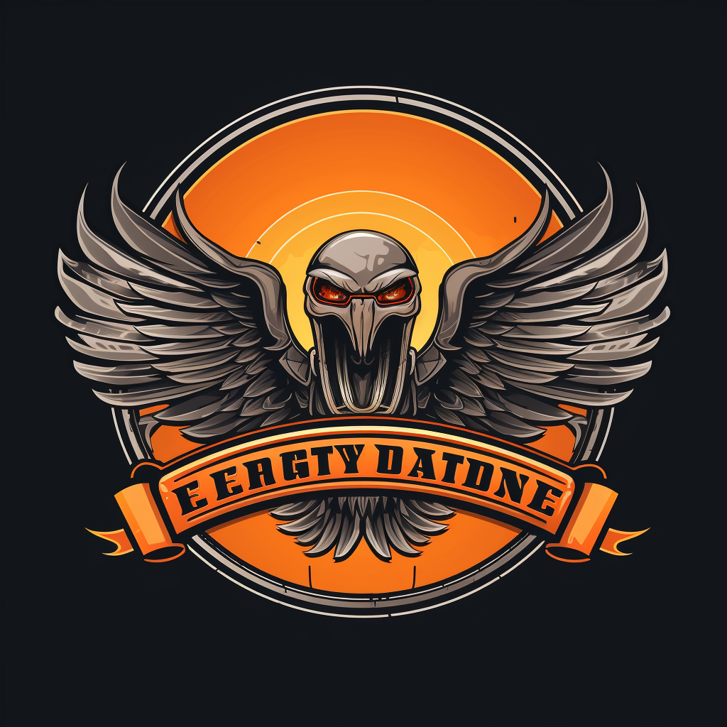 Futuristic Eagle Wings Harley Davidson Logo