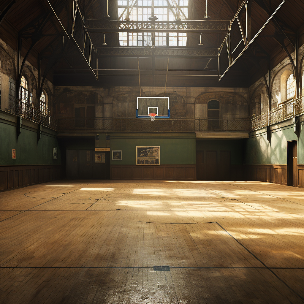 Vintage handball court in Chicago