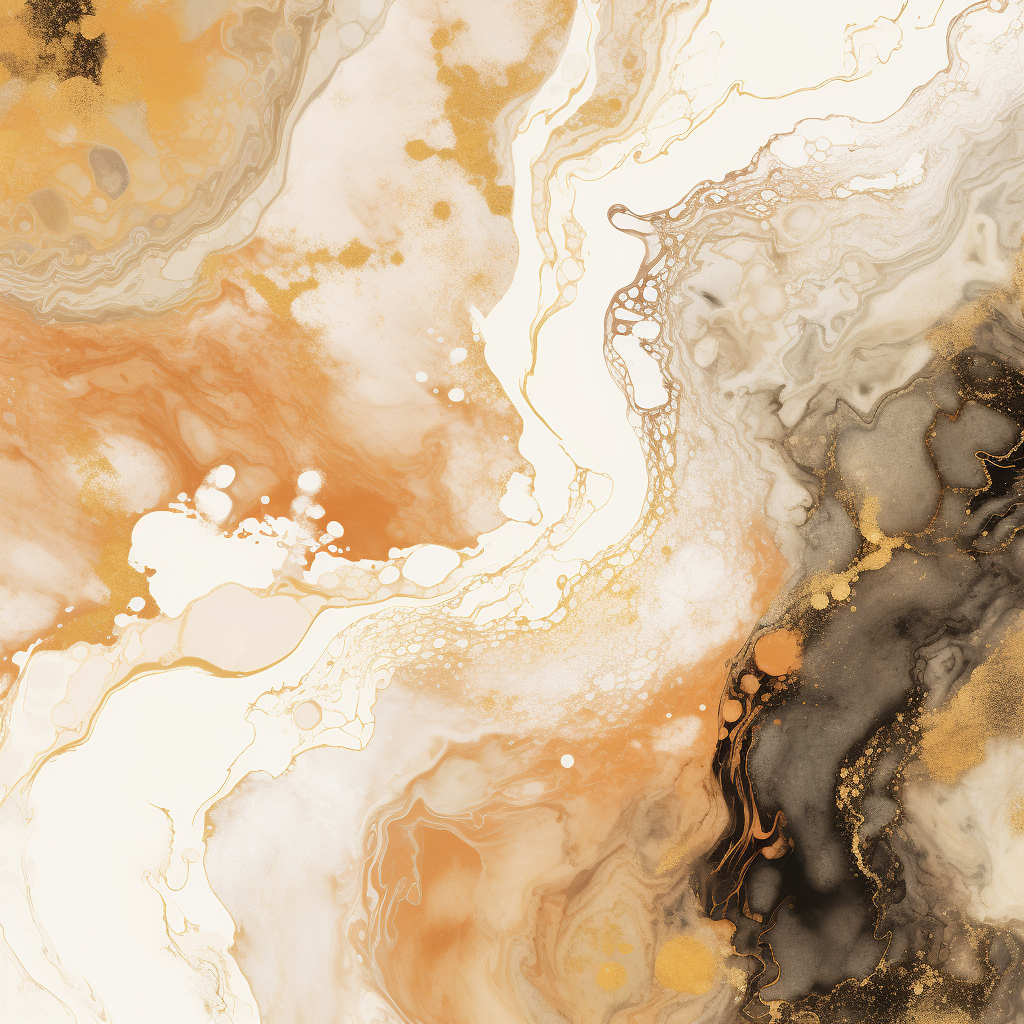 Earth-Toned Marble Background with Gold Accents