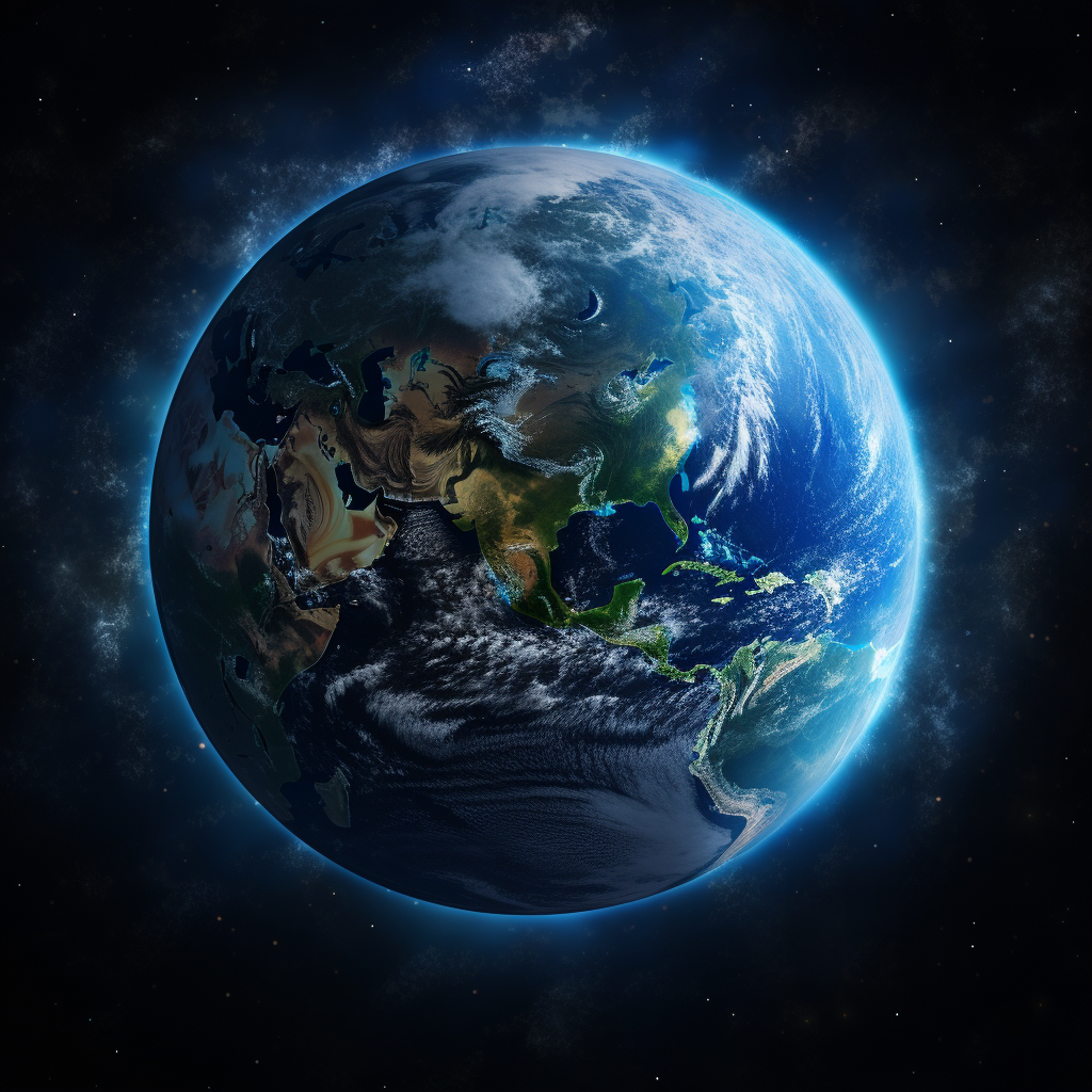 Realistic Earth Image