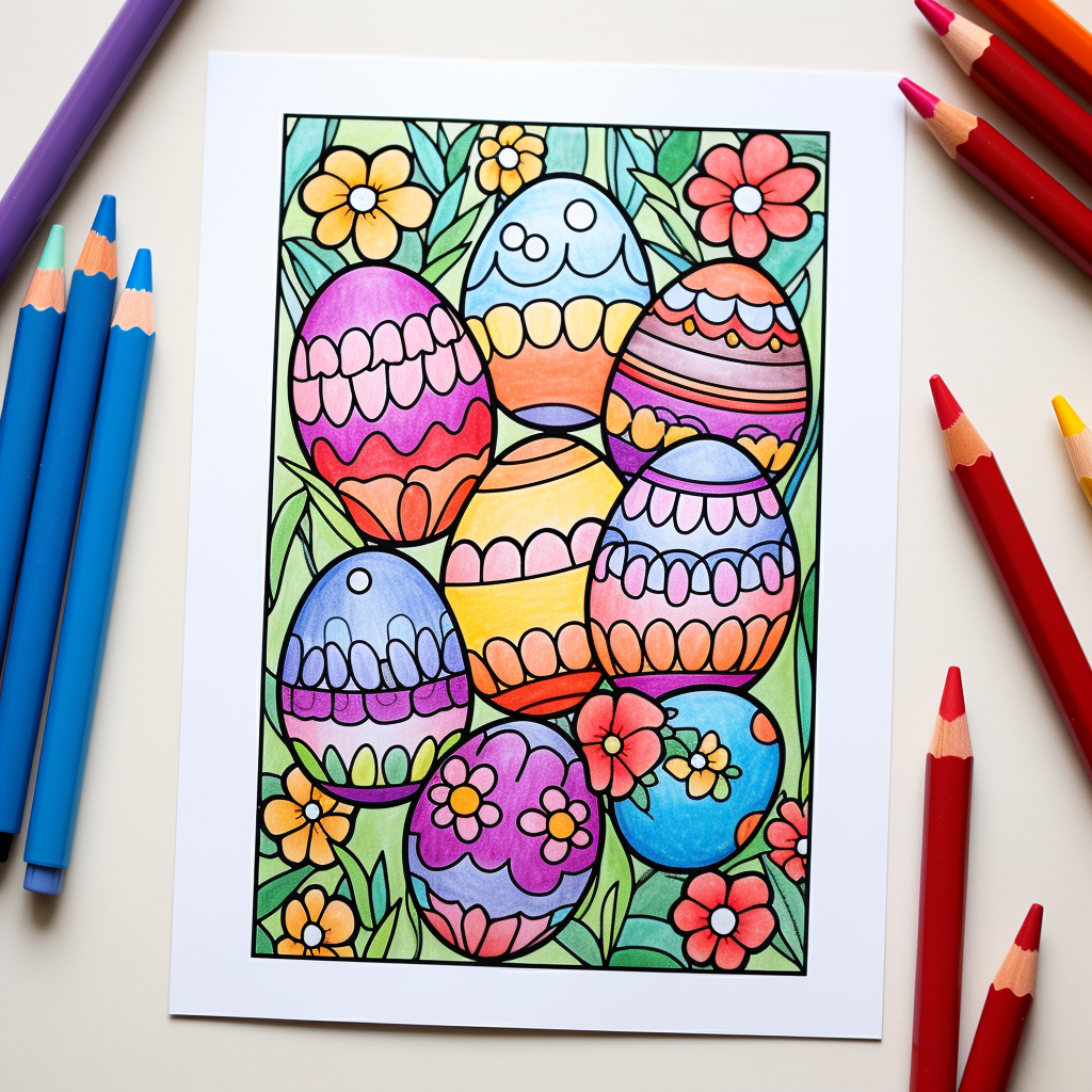 Easter Dot Markers Activity Pages Coloring