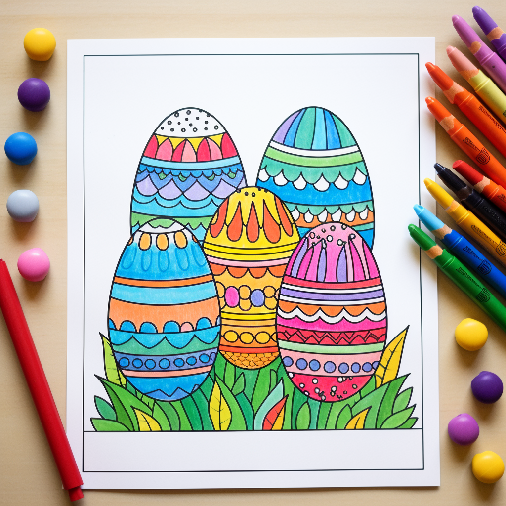 Easter dot markers activity pages