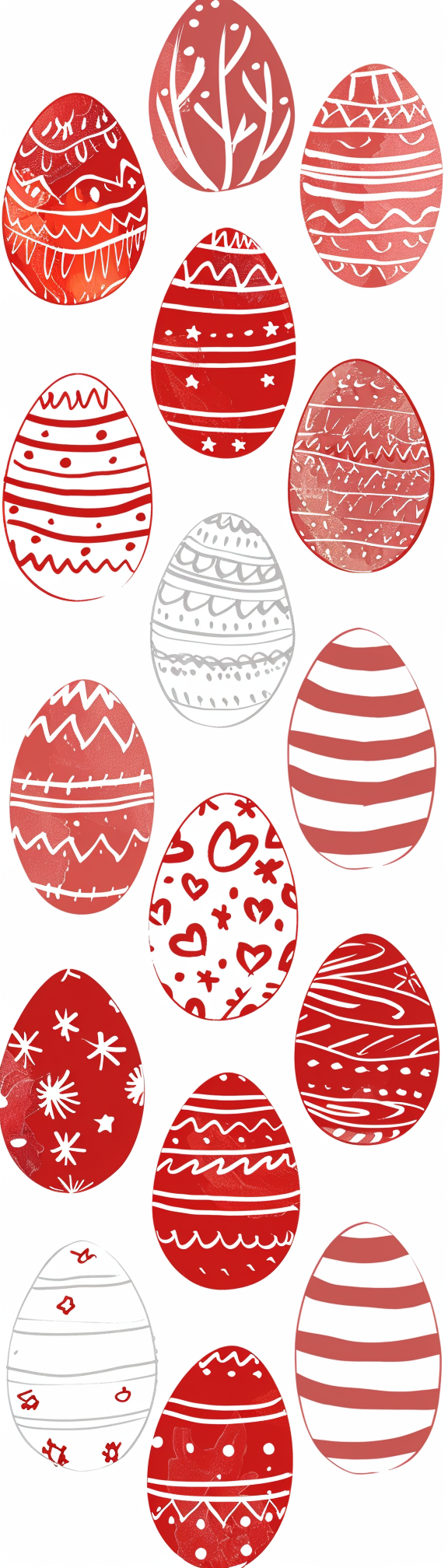 Hand Drawn Easter Label Illustration