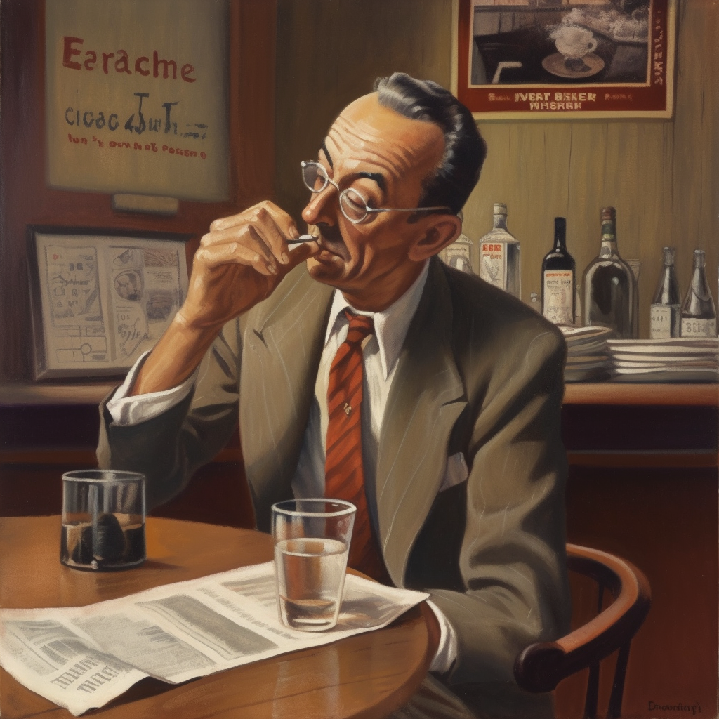 Illustration of Echec, Déviance, Conflit Style Arthur Sarnoff