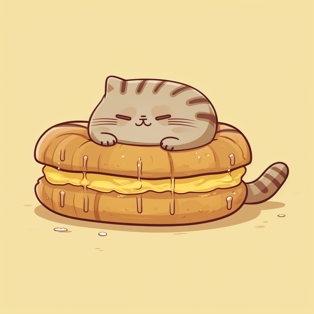 Adorable Pusheen Eclair Human Cross