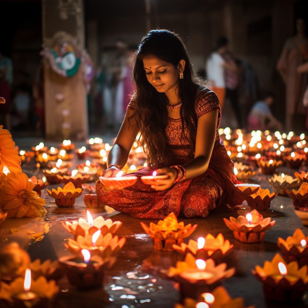 Eco-friendly Diwali celebration with sustainable practices