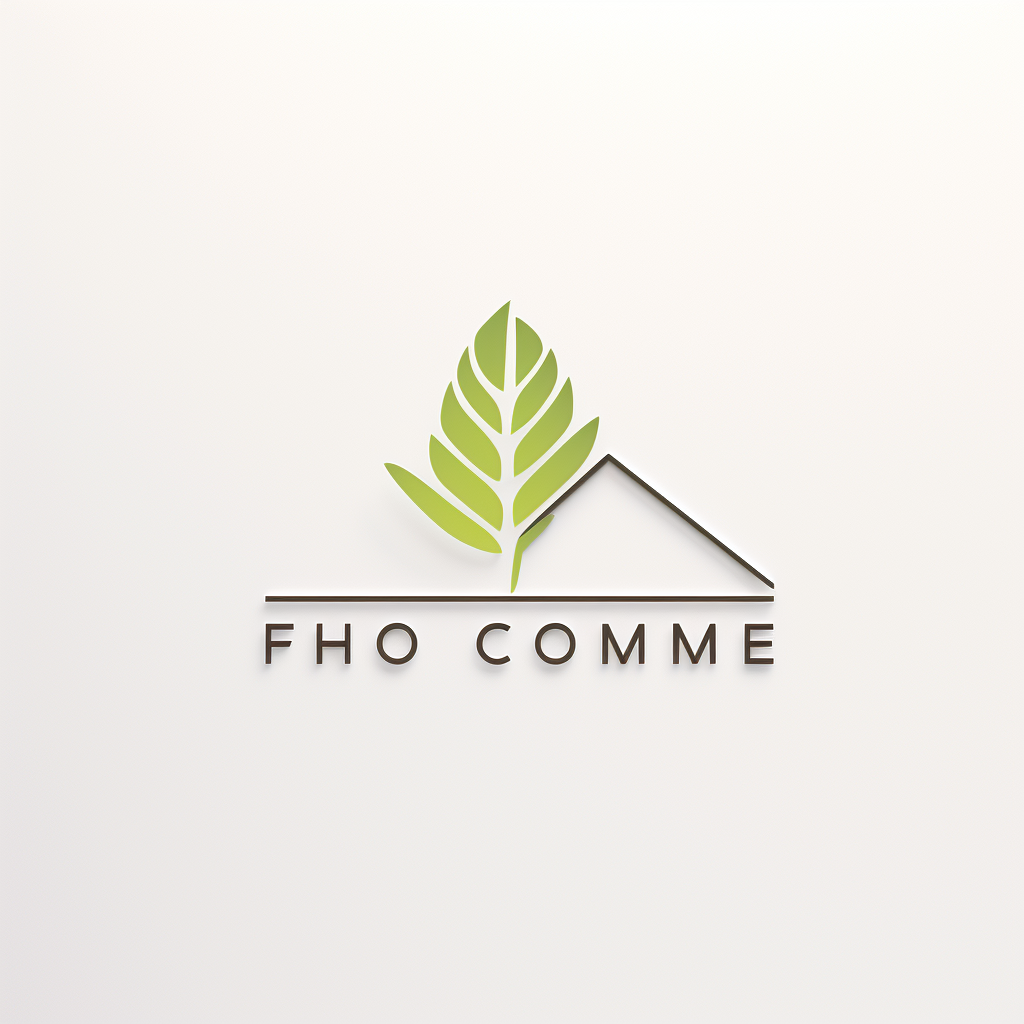 Modern minimalist logo for Ecohome