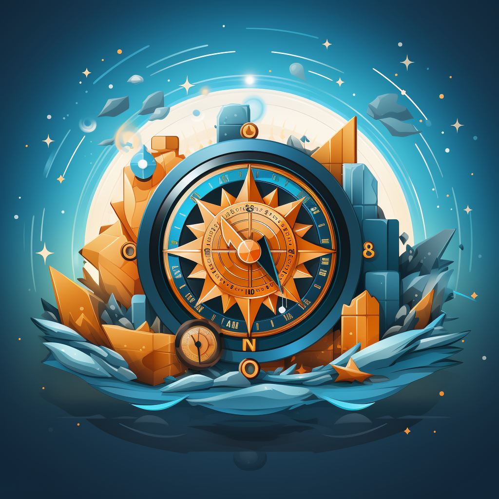 Ecommerce Compass Concept Vector Illustration