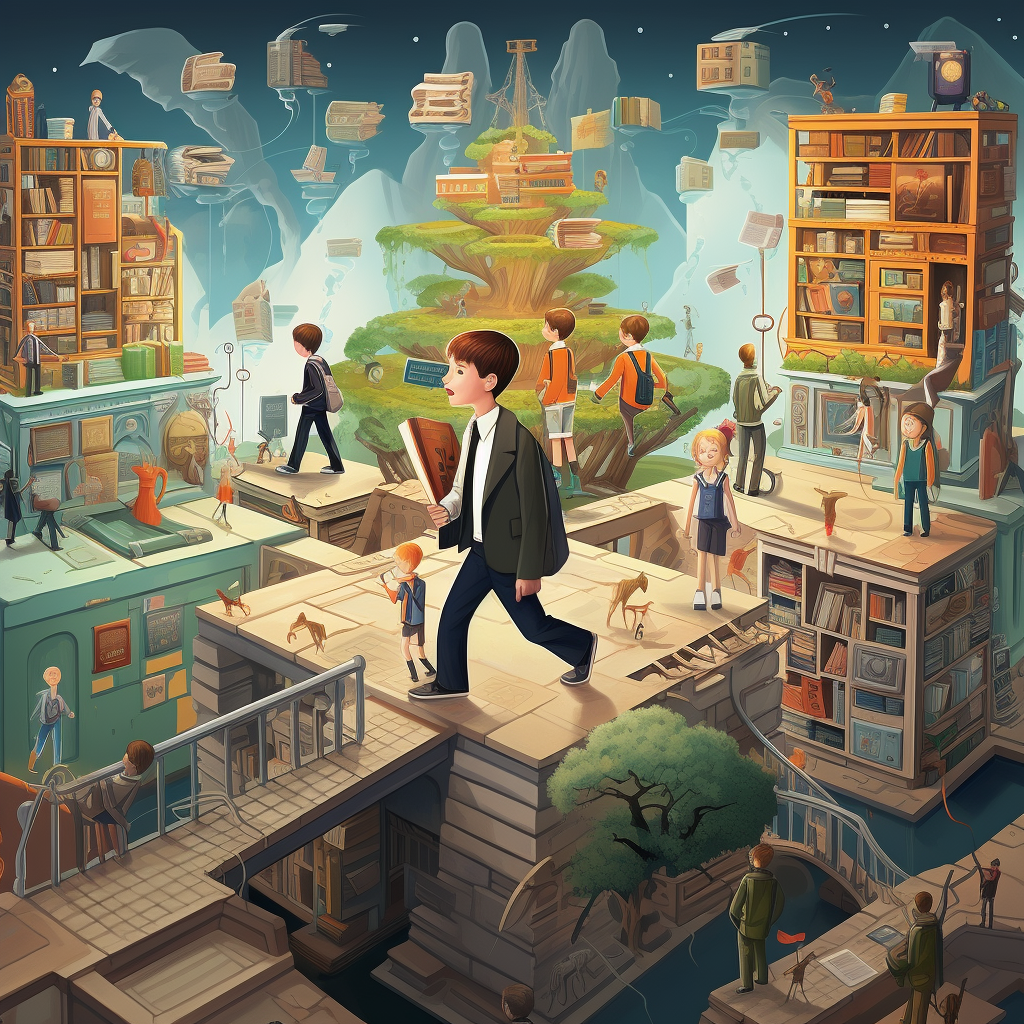 Education Gamified Illustration