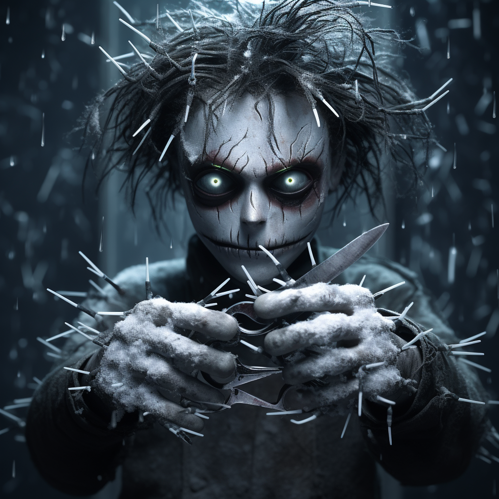 Edward Scissors in Tim Burton Style  ?