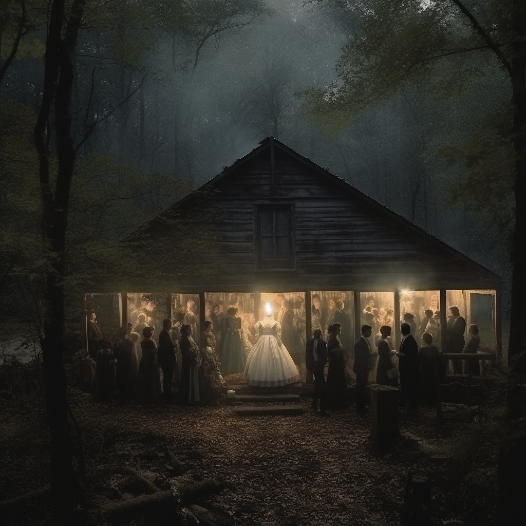 Eerie Possessed Wedding Guests at 1800s Hunting Cabin