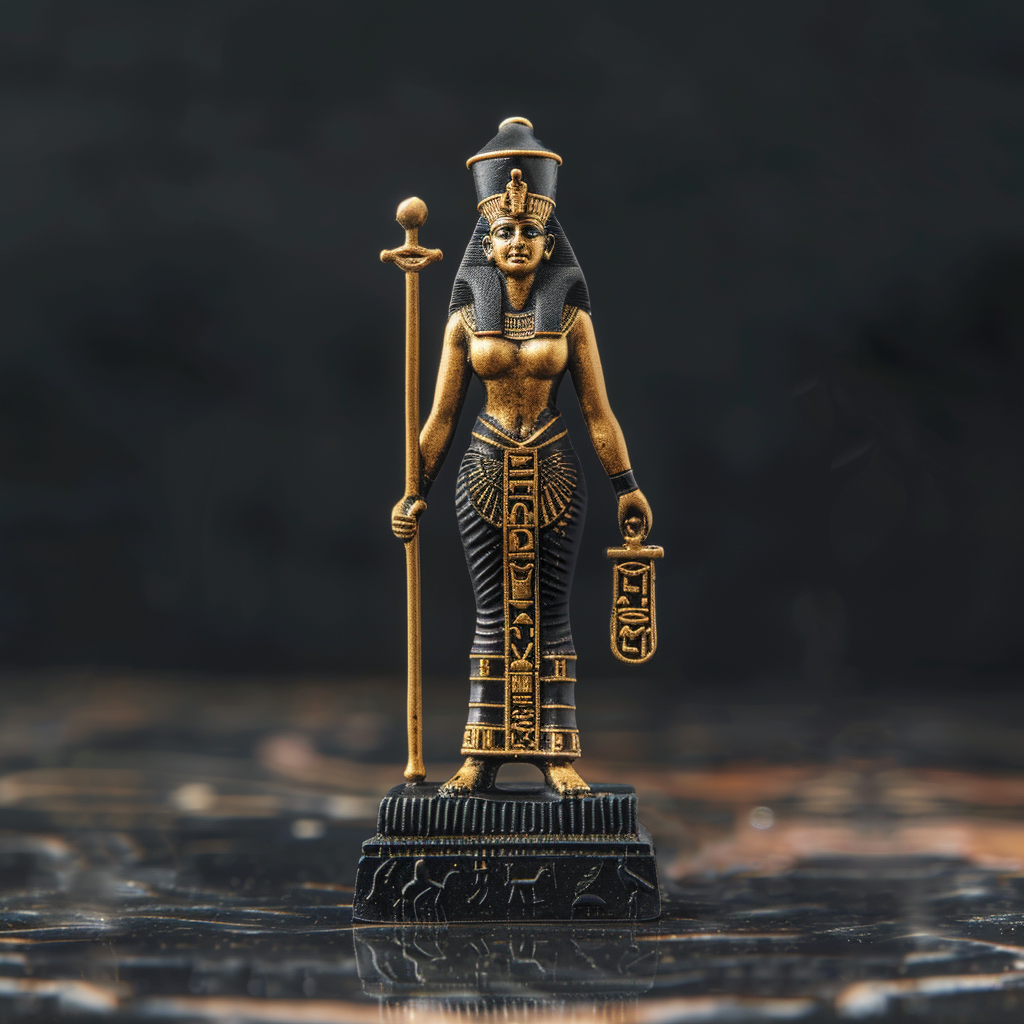 Egyptian goddess statue renaissance style