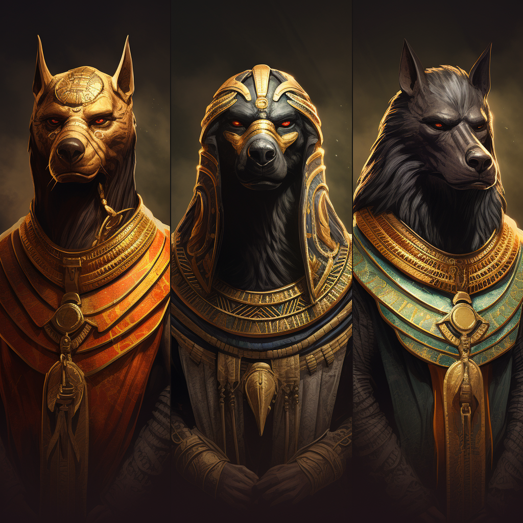 Egyptian Gods in Ancient Art