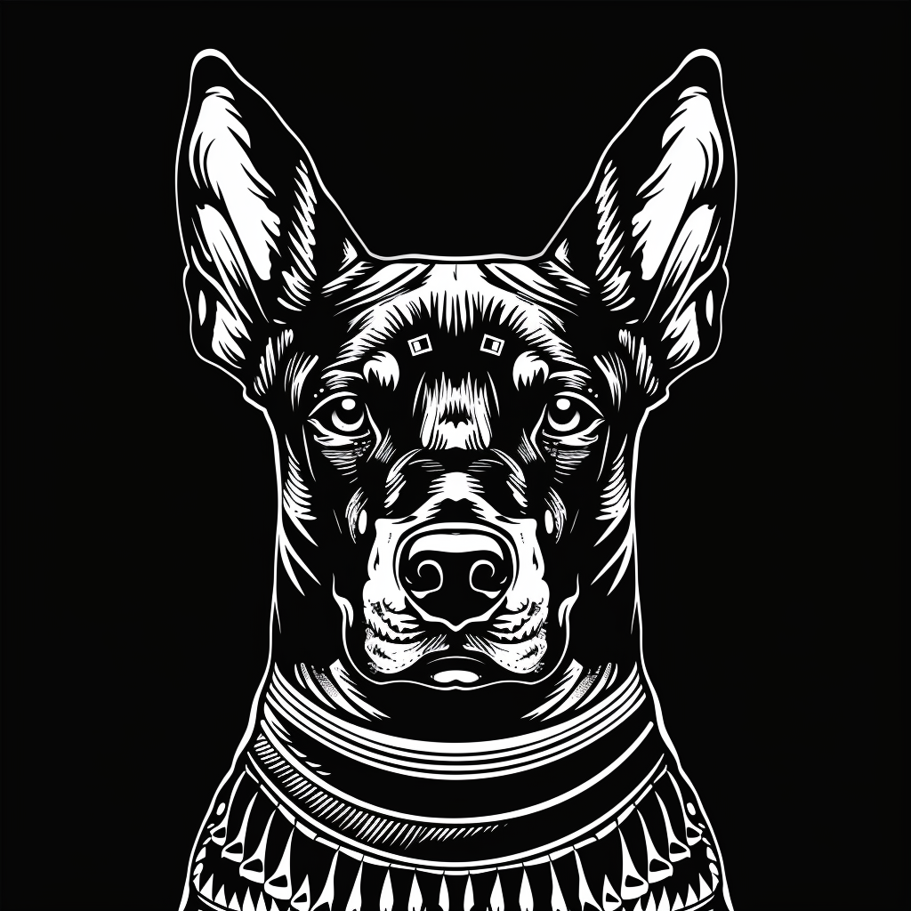 Egyptian Mythology Dog Sticker