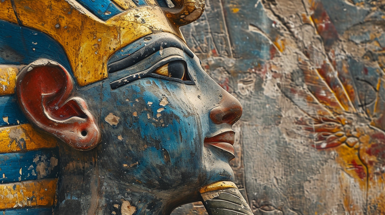 Egyptian Paint Stock Image