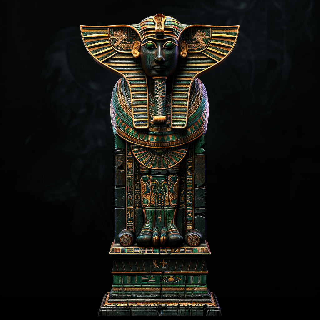 Egyptian Ra Totem Statue Renaissance