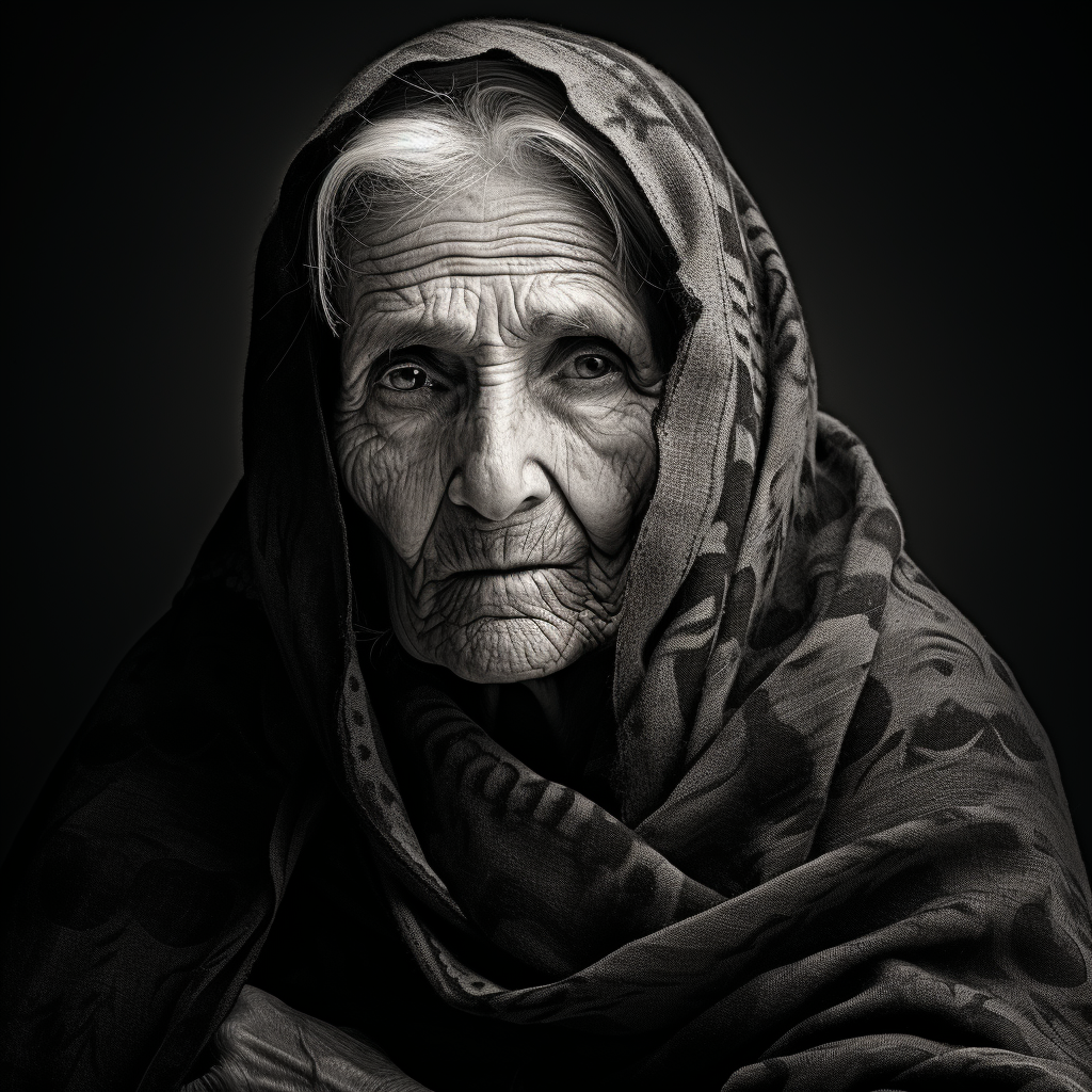 Image of an Egyptian Woman Grandmother