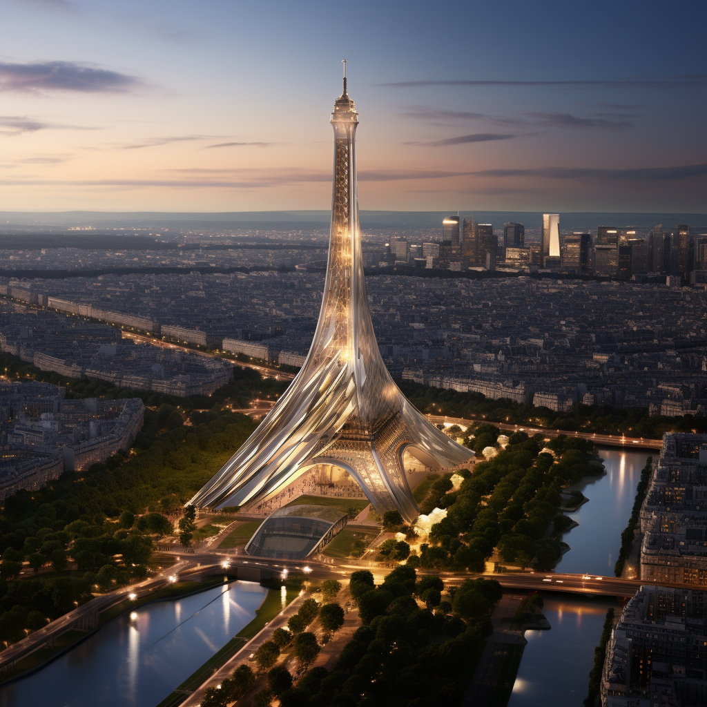 Zaha Hadid's Stunning Eifel Tower