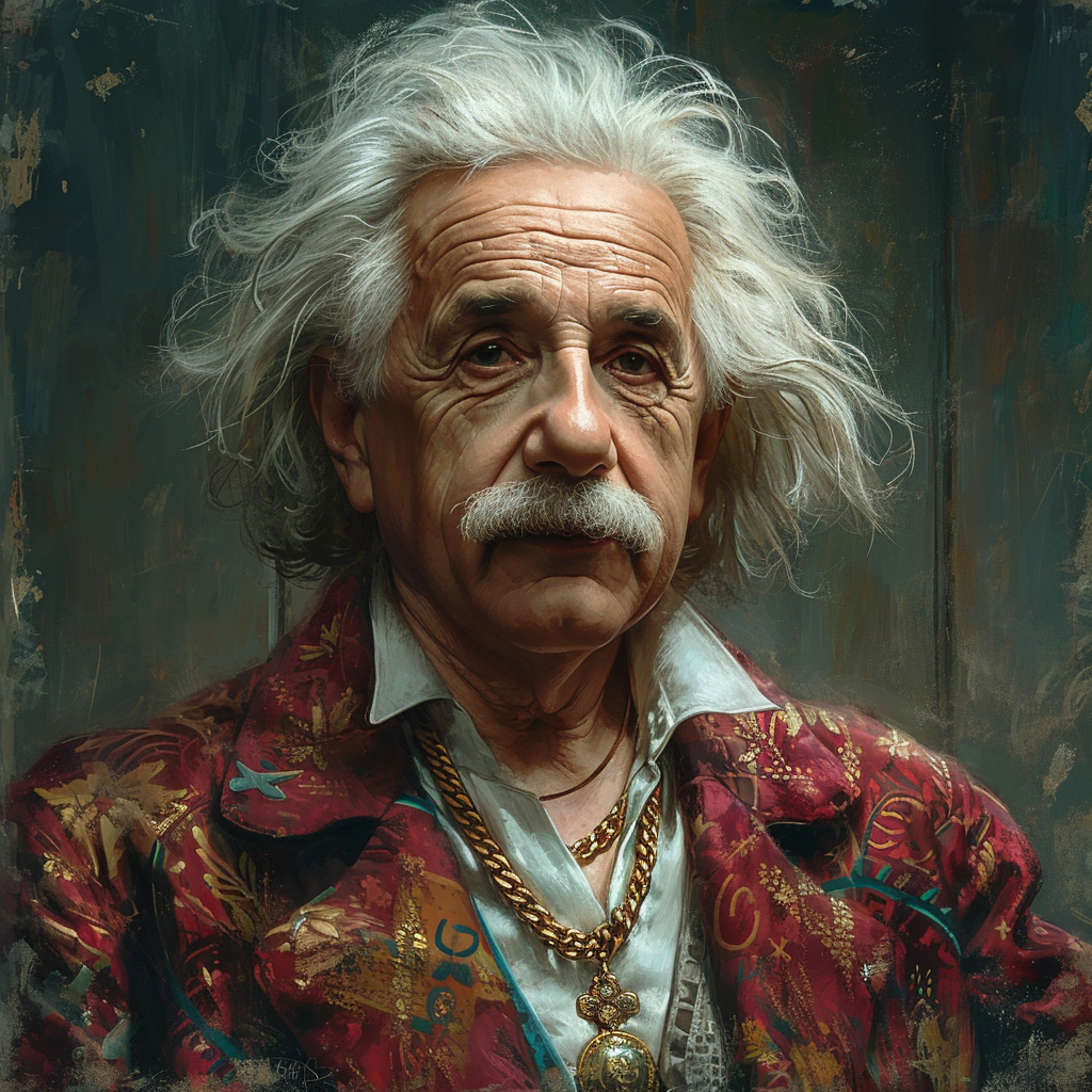 Albert Einstein Gangster Jewelry