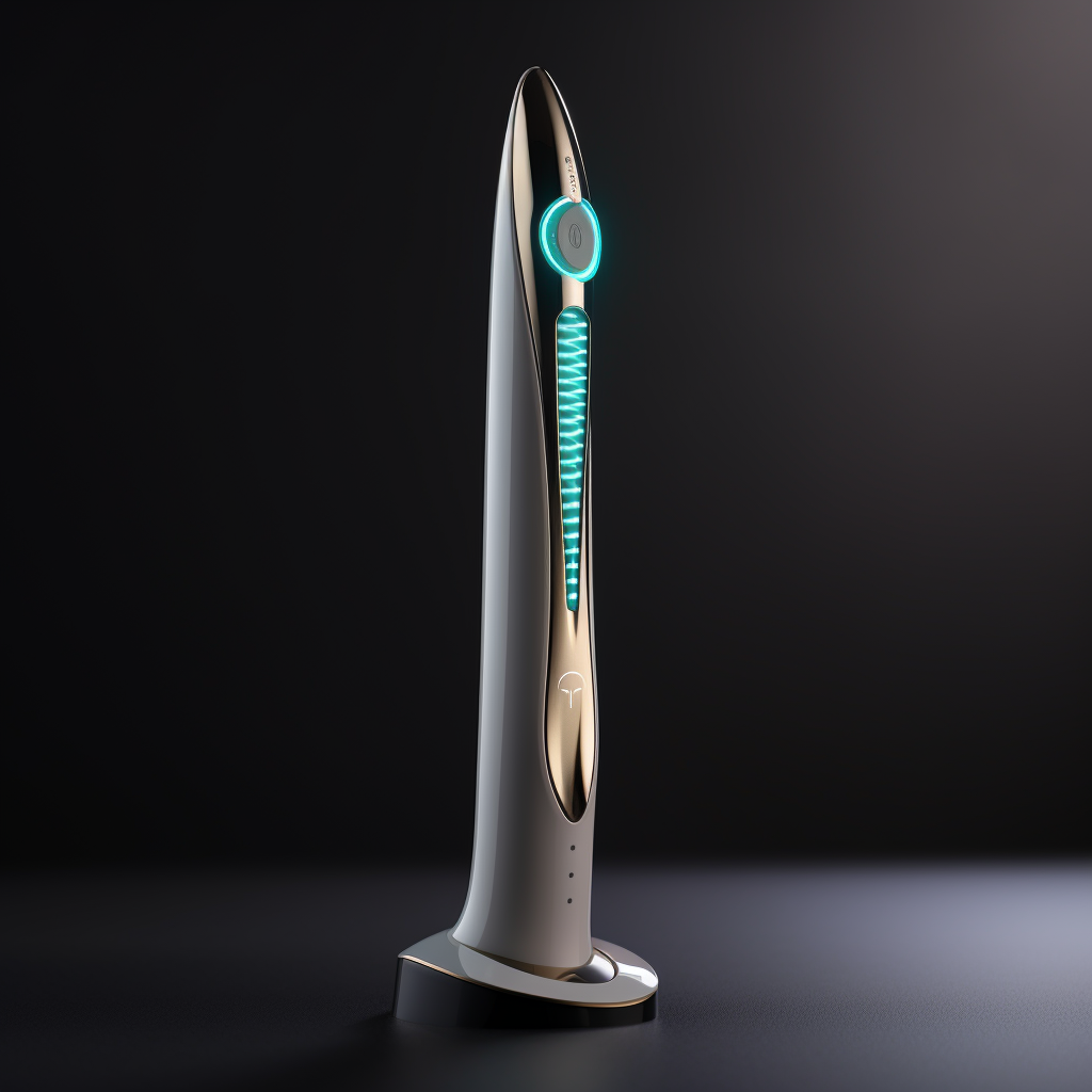 Electric futuristic toothbrush