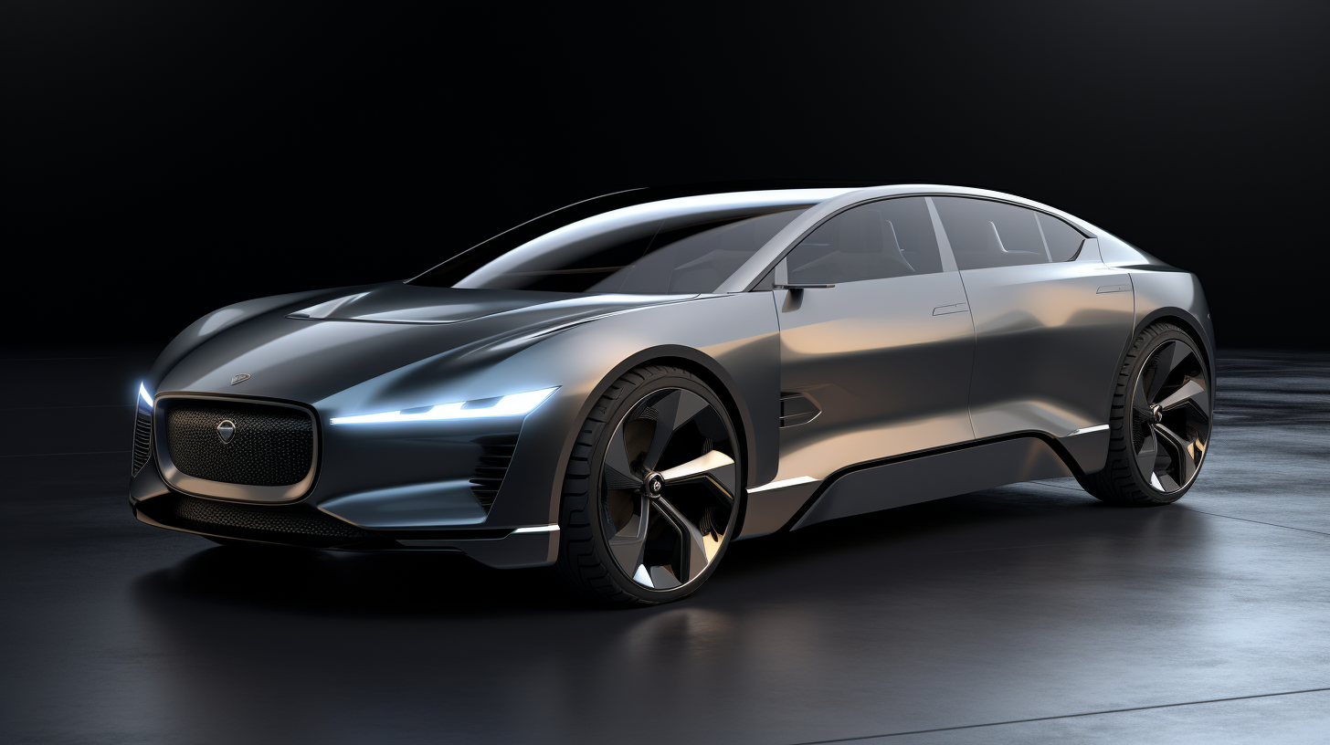 Electric Jaguar Future Saloon in Stunning Detail