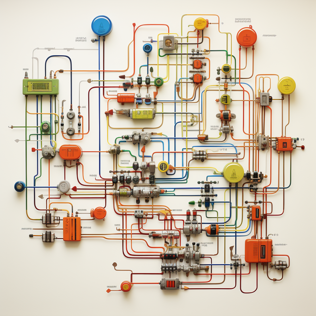 Efficient Power Distribution Network Diagram