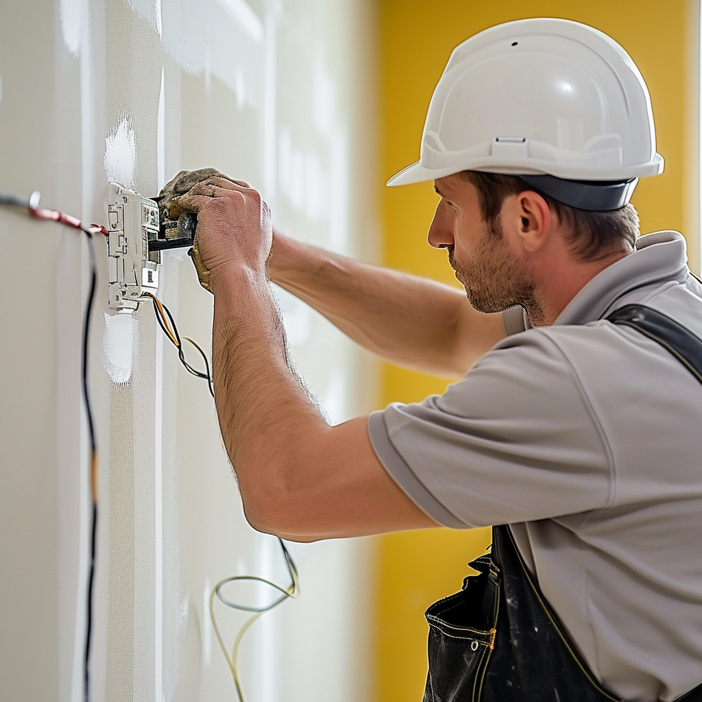 Electrician Wiring Socket Outlet