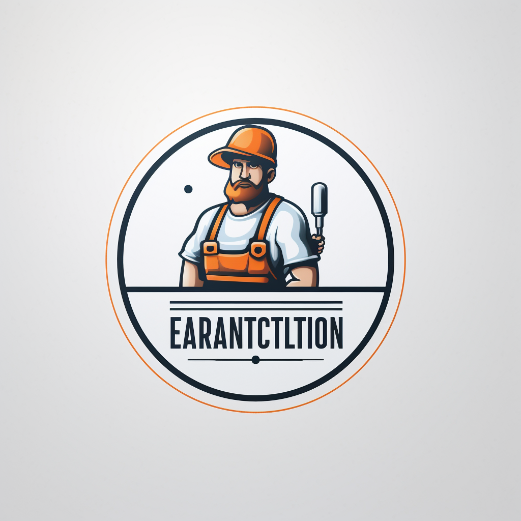 Minimalistic electrician logo design