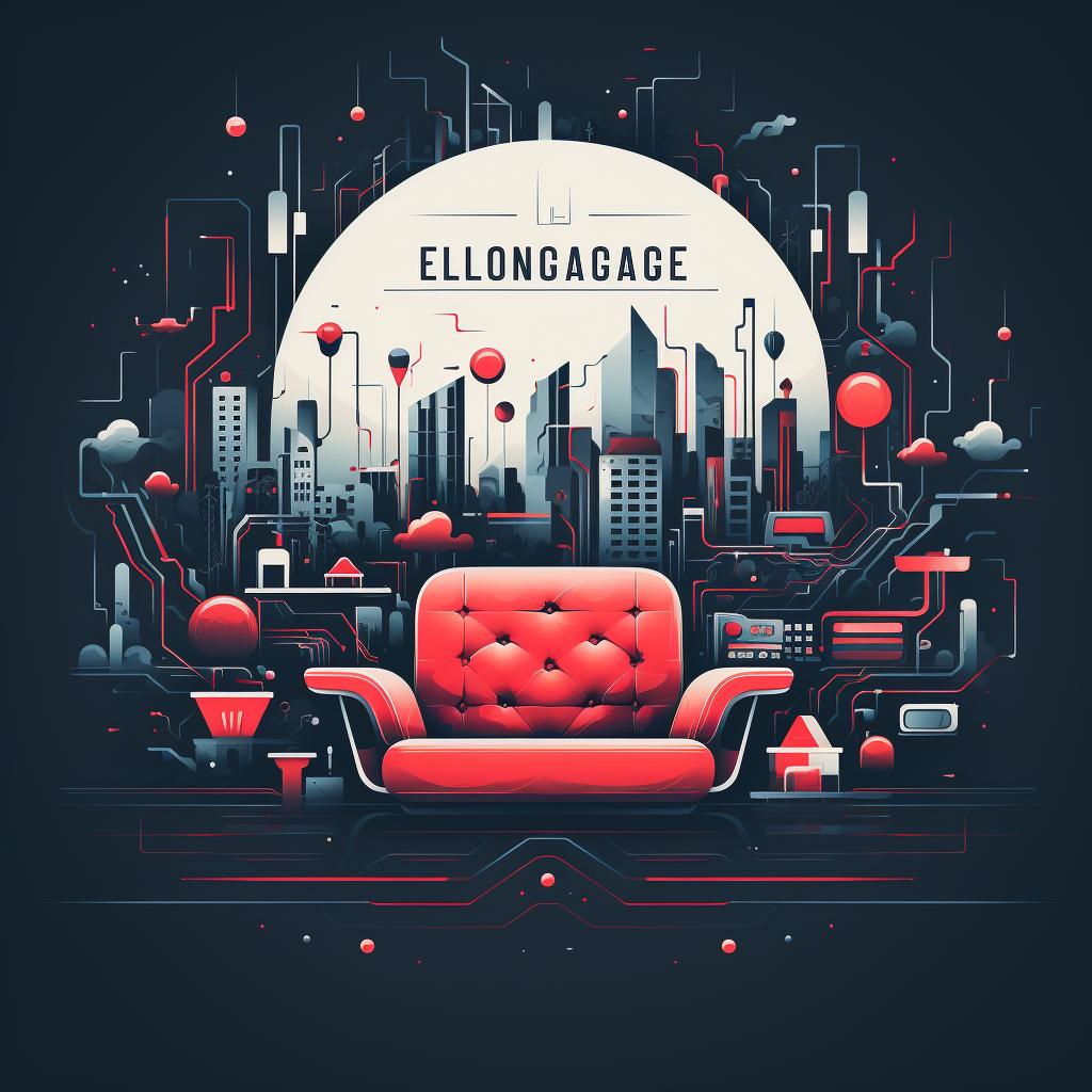 Electronic Lounge Logo Stock