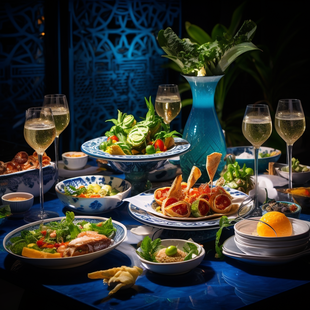 Variety of Exquisite Gastronomic Dishes