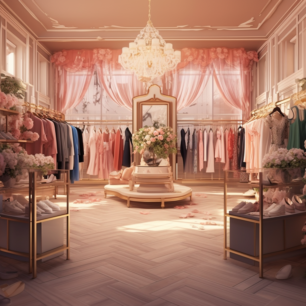 Stylish and enjoyable clothing store atmosphere