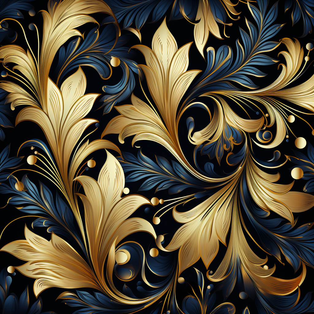 Beautiful golden pattern design