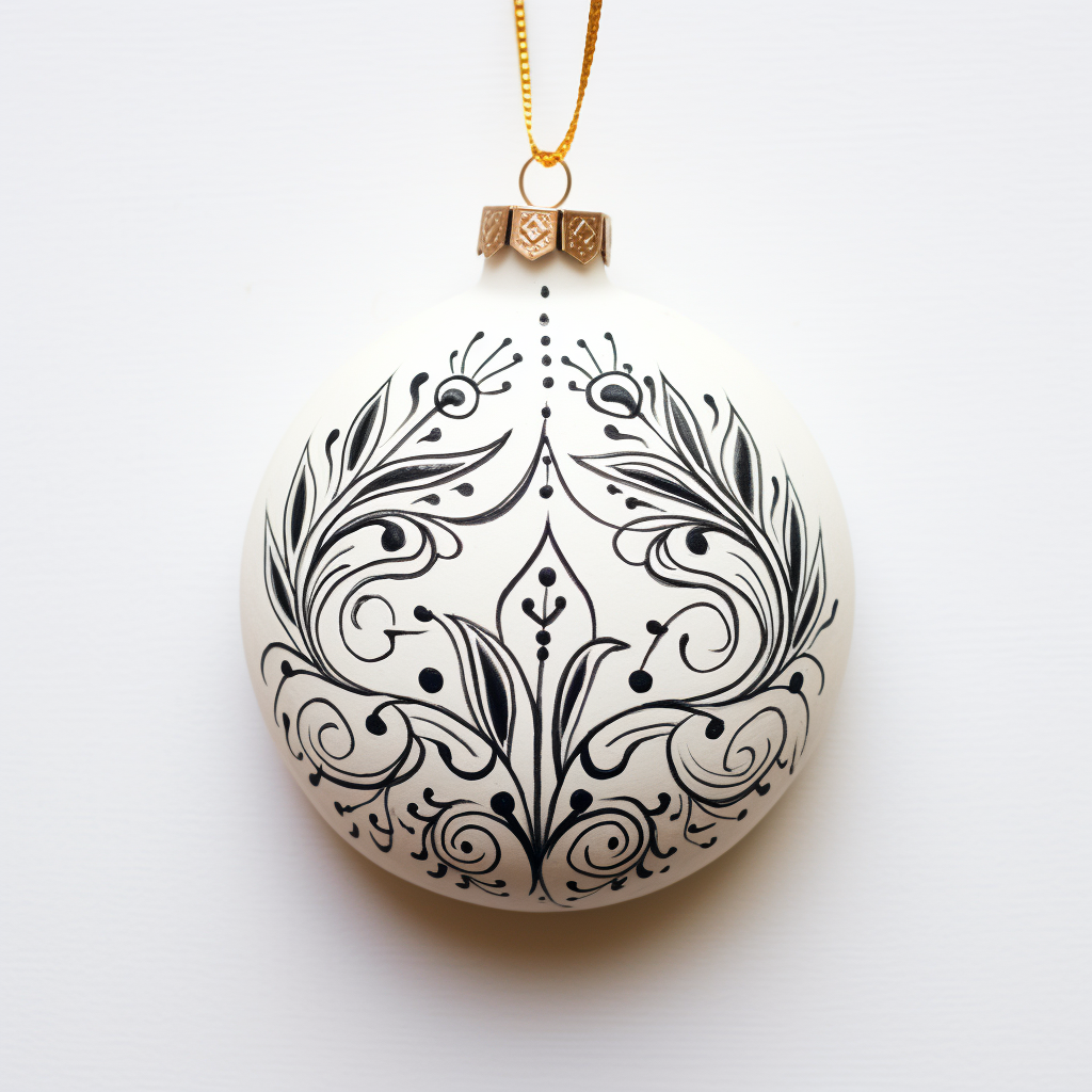 Simple and Elegant Christmas Ornament