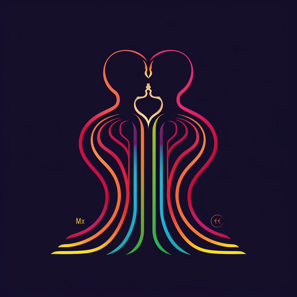 Elegant LGBT store logo design