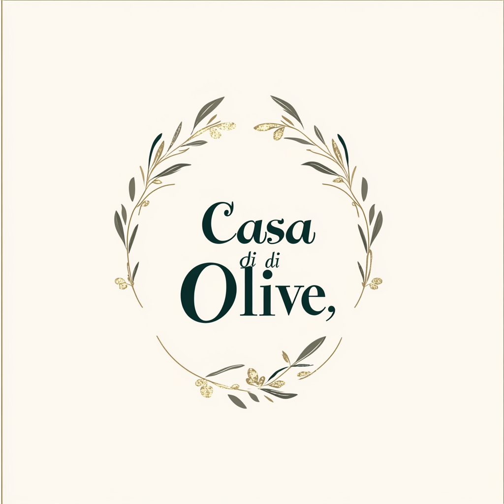 elegant monogram Casa di Olive