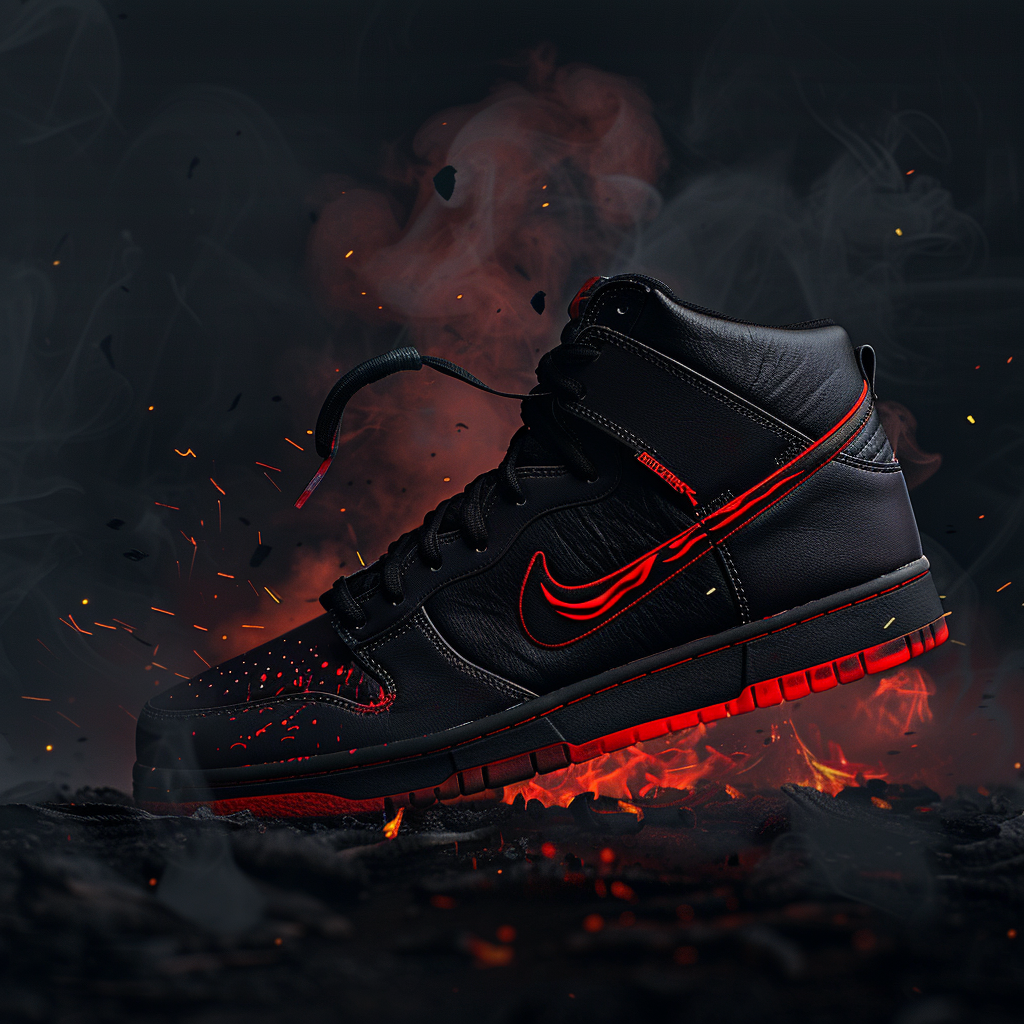 Unique Nike Dunk Darth Maul Shoe