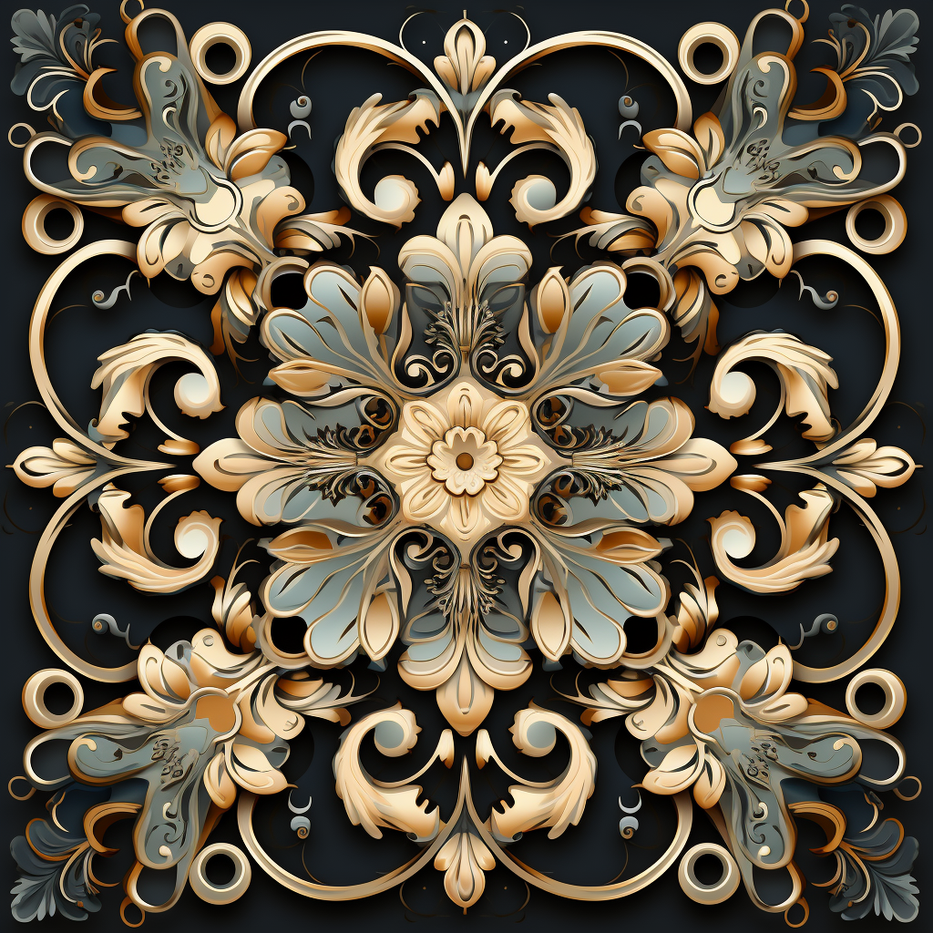 Beautiful ornamental pattern design