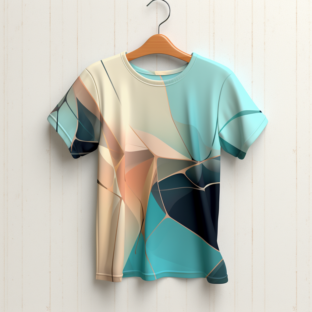 Stylish abstract design on elegant t-shirt