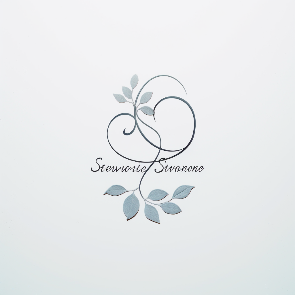 Elegant wedding photography company logo