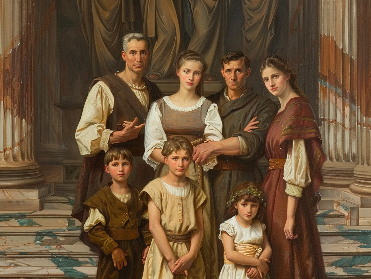 Elegant Pious Refined White Family