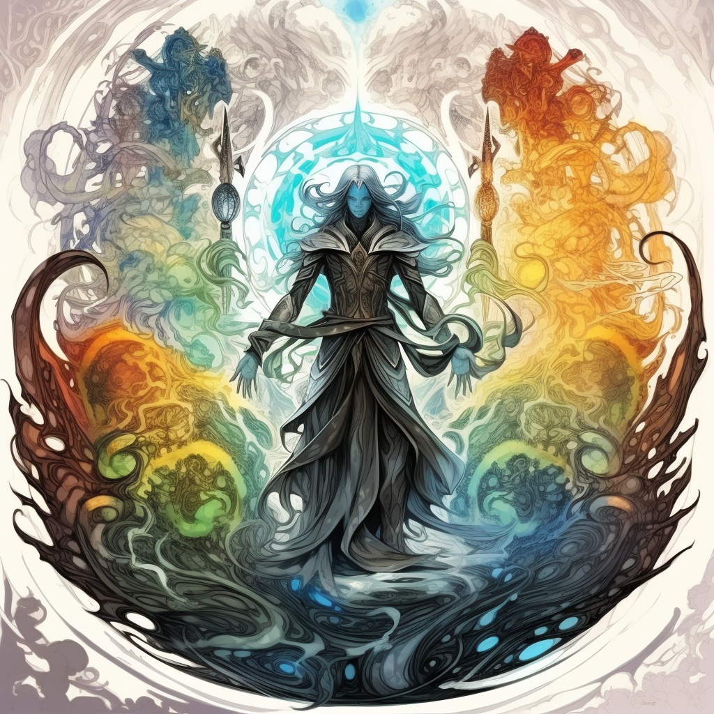 Four Elements' Guardian in Comic Art