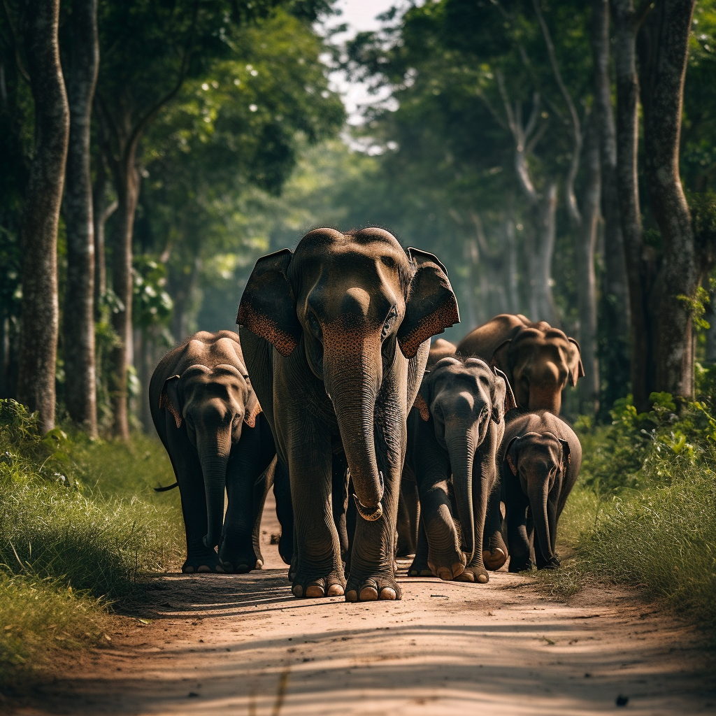 Elephants in Sri Lanka